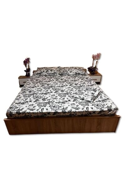 OEM 4-Piece Bedding Set for 2 Persons, Cotton, 160x200 cm