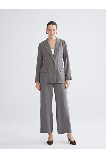 LC Waikiki بنطلون نسائي من مزيج المودال بخصر مطاطي من Özmarka للموسم الجديد