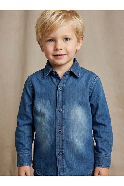 Store Erkek çocuk denim gömlek