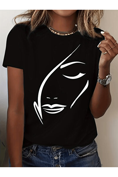 gencerco Ειδικό Σχέδιο Προσώπου με τύπωμα Premium oversized T-shirt