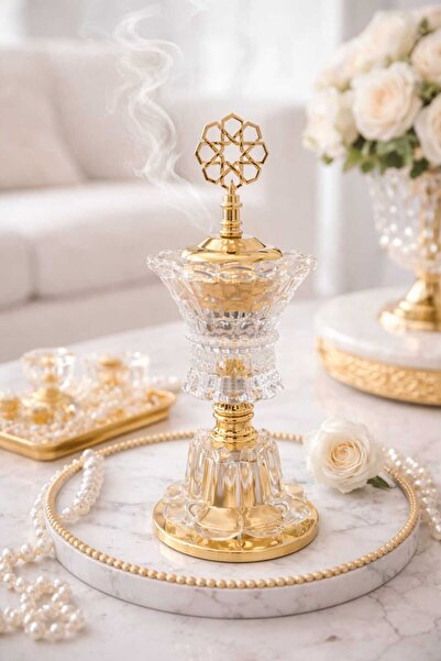 Banum Luxury Lux Cam Ve Çelik Tütsülük