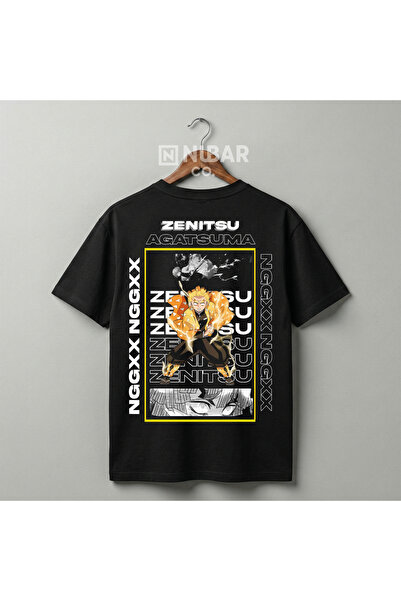 Grafftee Clothing تي شيرت Demon Slayer Anime مطبوع بشخصيات عالي الجودة مكون م...