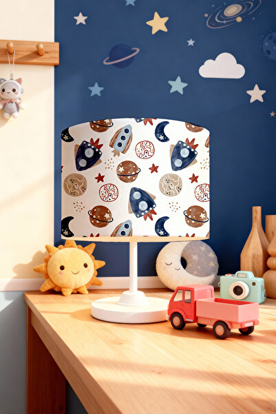 EVPANYA مغامرة في الفضاء منقوش عاكس الضوء لغرفة الأطفال