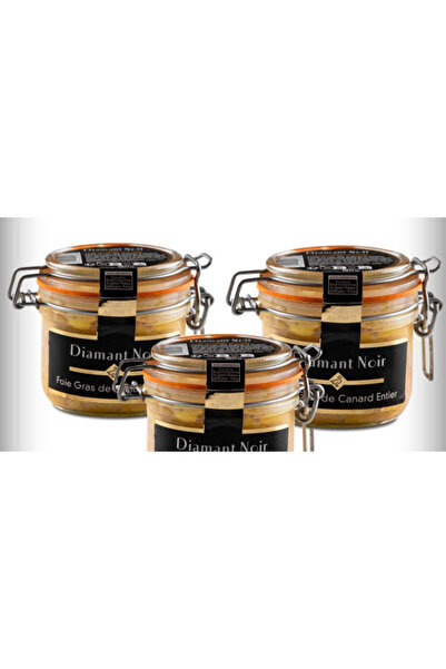 DİAMANT NOİR Pachet de 3 x FOIE GRAS 180 g