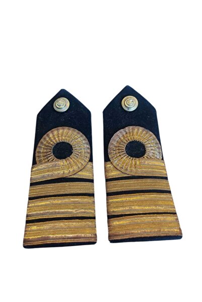 kho military design 1971 Dönemi Bahriyeli Yarbay Apolet-2 (Çift)