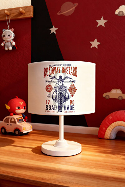 EVPANYA Road Warrior Motor Patterned Children's Room Lampshade