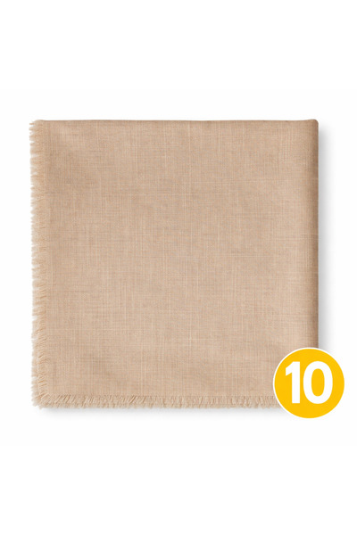 mim eşarp Enba Flame Fabric %100 Cotton – Breathable Natural Fabric 10 Pieces