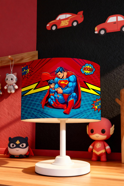 EVPANYA Super Dad Love Patterned Children's Room Lampshade