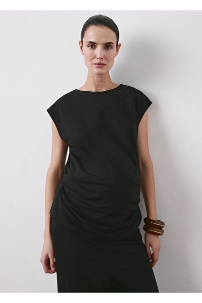 MANGO Woman Volanlı hamile tişörtü