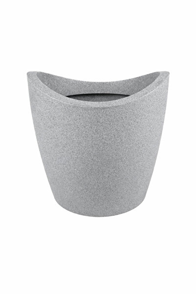 AltınPeyzaj Fiber Saksı Granit Taş Desenli 60 Litre - Altın Peyzaj Gondol Saksı