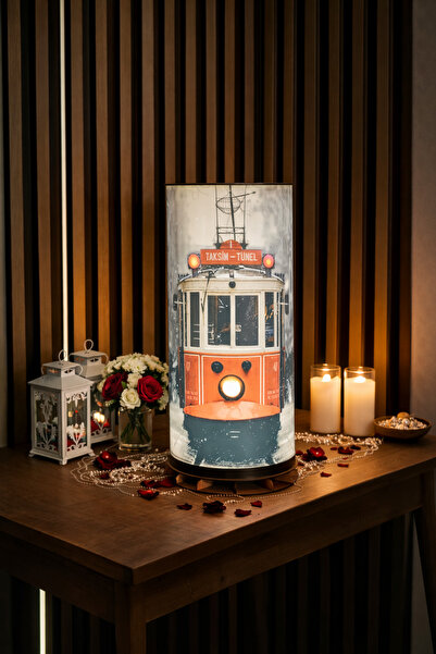 OMATEK SMART TECHNOLOGIES 🚋   Taksim–Tunnel Tramvay Patterned Led Table Lamp...