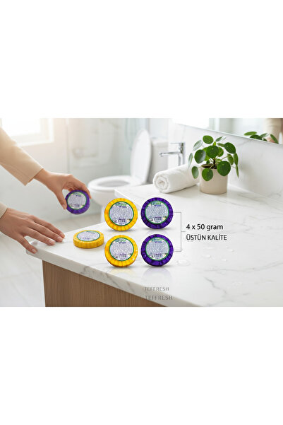 Ekonet KOKU GİDERİCİ TABLET 4 X 50 GR WC ASKILI KOKU GİDERİCİ
