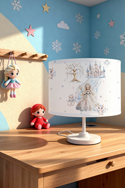 EVPANYA Magical Ice Princess Patterned Children's Room Lampshade