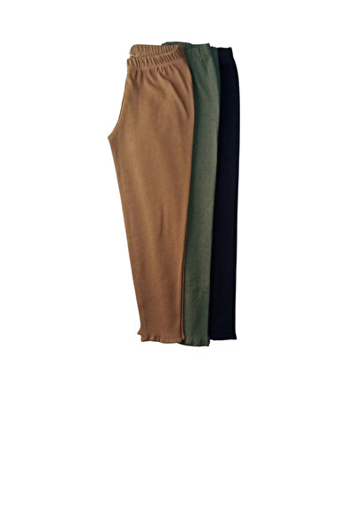 FUN KIDS COLTHINIG Stretch Fabric Stretchy Girls-Boys 3-Piece Baby Tights Sin...