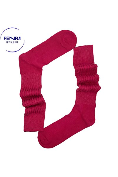 FENRA STUDIO Șosete groase Slouch supradimensionat pachet de bumbac pentru fe...