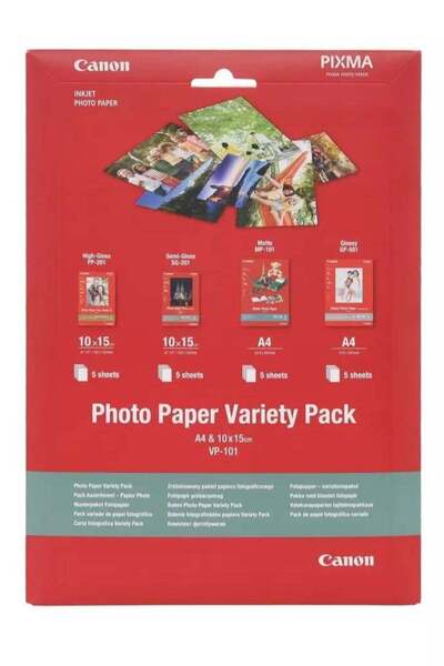 Generic Canon Photo Paper Variety Pack 4x6 and A4 (VP-101)