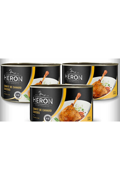 Heron Pachet Pulpe de Rață Confit, 3 x 1350 g