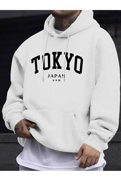 Tarzsokak Tokyo Japan Letter Creative Prints Men's New Sweatshirt Soft Street...