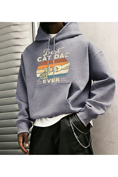 Tarzsokak أفضل سترة للأب القطط من أبسط أشكال الحياة، سترة للرجال B مطبوع K بغ...