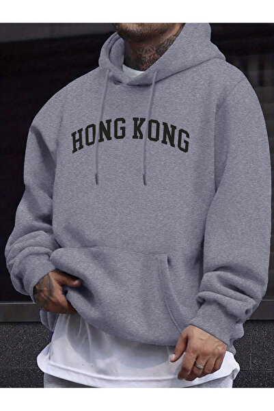 Tarzsokak هونغ كونغ ليتر كريتيف مطبوع بلوفرات للجنسين صوف الفليس سترة خريفية ...