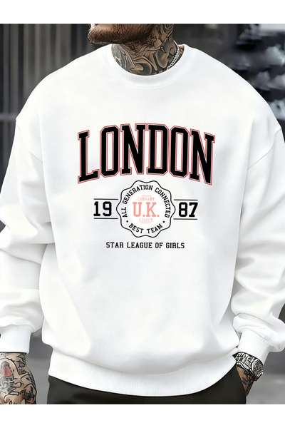 Tarzsokak لندن إنجلترا 1987 أفضل ملابس رياضية للفرق مطبوعة للرجال بلوفرات Po ...