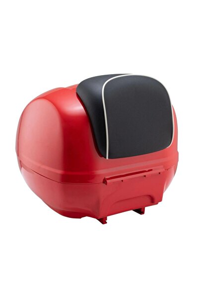 Vespa GTS ORJ. ÇANTA ve SIRT DAYAMA SETİ KIRMIZI