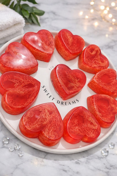 MUZOTEX Peeling Effect Fragrant Heart Soap