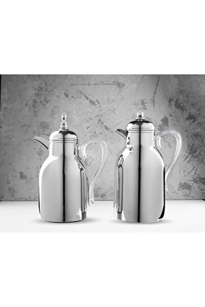 TOHFAT-AL MAIDAH Rim Thermos Set, Luxury, 18-Hour Heat Preservation, Tea Capa...