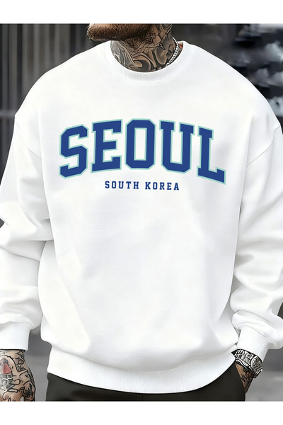 Tarzsokak سترات رجالية مطبوعة من سيول كوريا الجنوبية صوف الفليس سترة هيب هوب ...