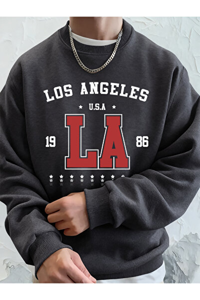 Tarzsokak تي شيرت رجالي مطبوع عليه لوس أنجلوس الولايات المتحدة الأمريكية لعام...