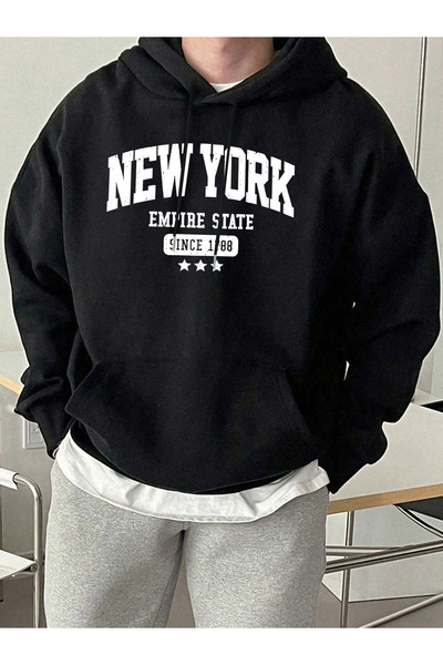 Tarzsokak نيويورك إمباير ستيت منذ عام بغطاء رأس نمط رجالي للخريف كاجوال بغطاء...