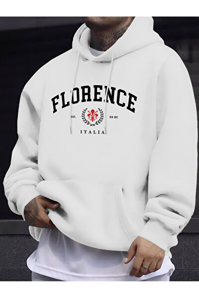 Tarzsokak سترة فلورنس إيطاليا بطباعة حروف للرجال، 12 لونًا، سترة رياضية بسيطة...