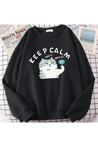 Tarzsokak استخدام مجفف شعر القطط المرح لطباعة صور لطيفة بغطاء رأس للرجال والن...