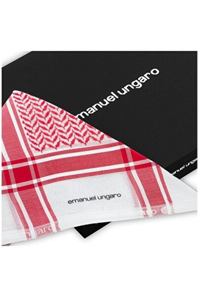 EMANUEL UNGARO Angaro Red Classic Shemagh 20 ROR