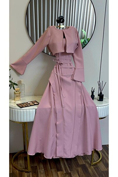 alweshah alahmar Long waisted dress