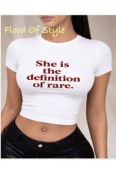 Flood Of Style Λευκό μπλουζάκι Babby onadir Ειδικό σχέδιο