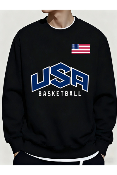 Tarzsokak تي شيرت رجالي كاجوال مطبوع عليه لعبة كرة السلة الأمريكية للشتاء، ست...