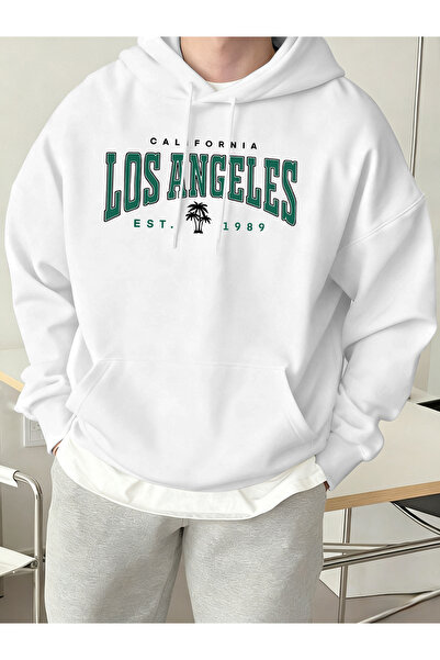 Tarzsokak تي شيرت كاليفورنيا إست 1989 مطبوع على الموضة بغطاء رأس للجنسين لخري...