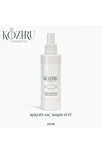 KOZİ.RU Keratin Saç Bakım Sütü – Durulanmayan Keratinli Leave-in Saç Bakım Kr...