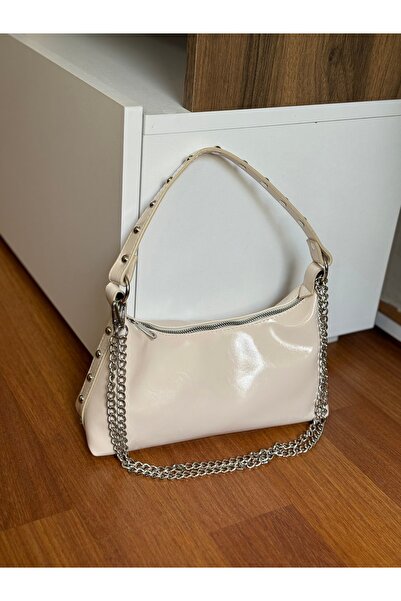 Bagnest Askali Eyelet Detail Chain Strap Pcs Women's Hand Bags and Shoulder Bag