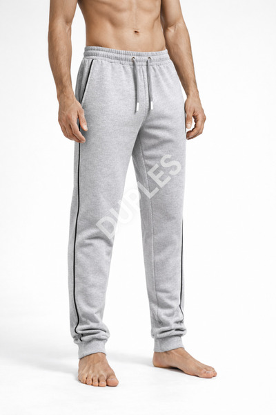 Duples Baggy Unisex 2 Thread Combed Cotton Side B Piped Striped m Transitiona...