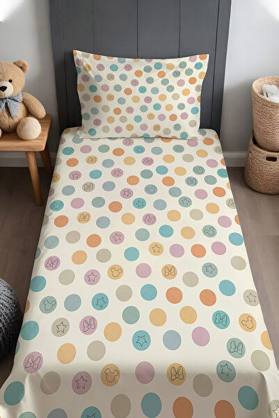 EVPANYA Colorful Dots Patterned Bedspread and Pillowcase