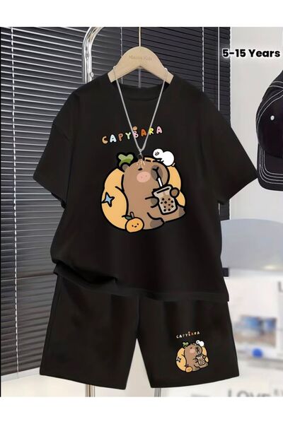 No Plan JASTUČNICA ZA DEVOJČICE I DEČAKE PYBARA SET TRENERKE SA ŠARAĆENJEM