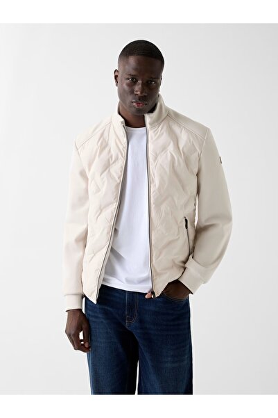 Guess M6RL10WJ232 Stretch Quilted Erkek Mont