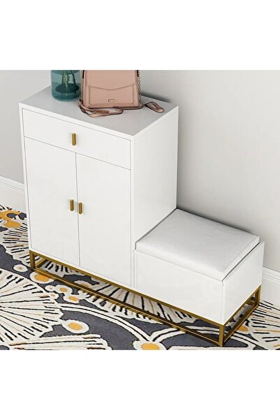 Bespok Shoe cabinet 30×100×90 cm white