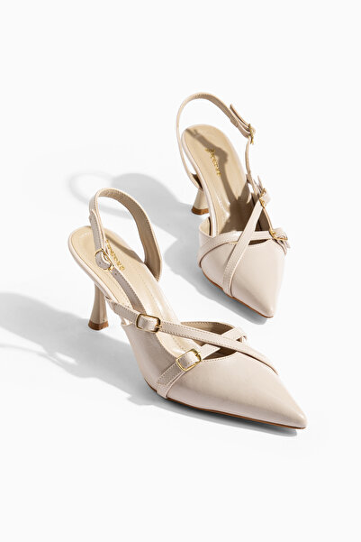 MS SUGAR SHOES Γυναικεία καλοκαιρινά παπούτσια από τσαλακωμένο λουστρίνι με λ...