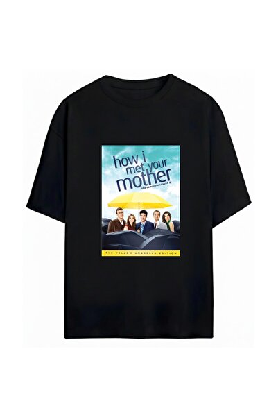 SVART WEAR تي شيرت How I Met Your Mother مطبوع للجنسين مقاس كبير 100% مكون من...
