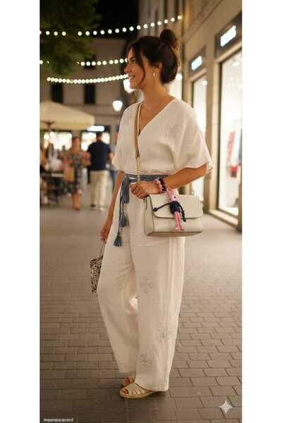 moonparacord Nazar Beaded Keychain Bag Charm