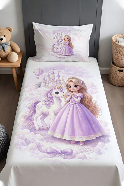 EVPANYA Cloudland Patterned Bedspread and Pillowcase