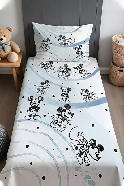 EVPANYA Cute Mickey Patterned Bedspread and Pillowcase